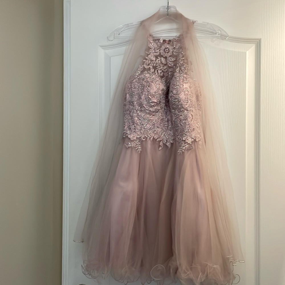 Beautiful dress never worn dusty pink color